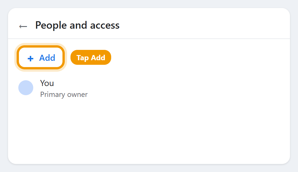 Step 4: Tap Add